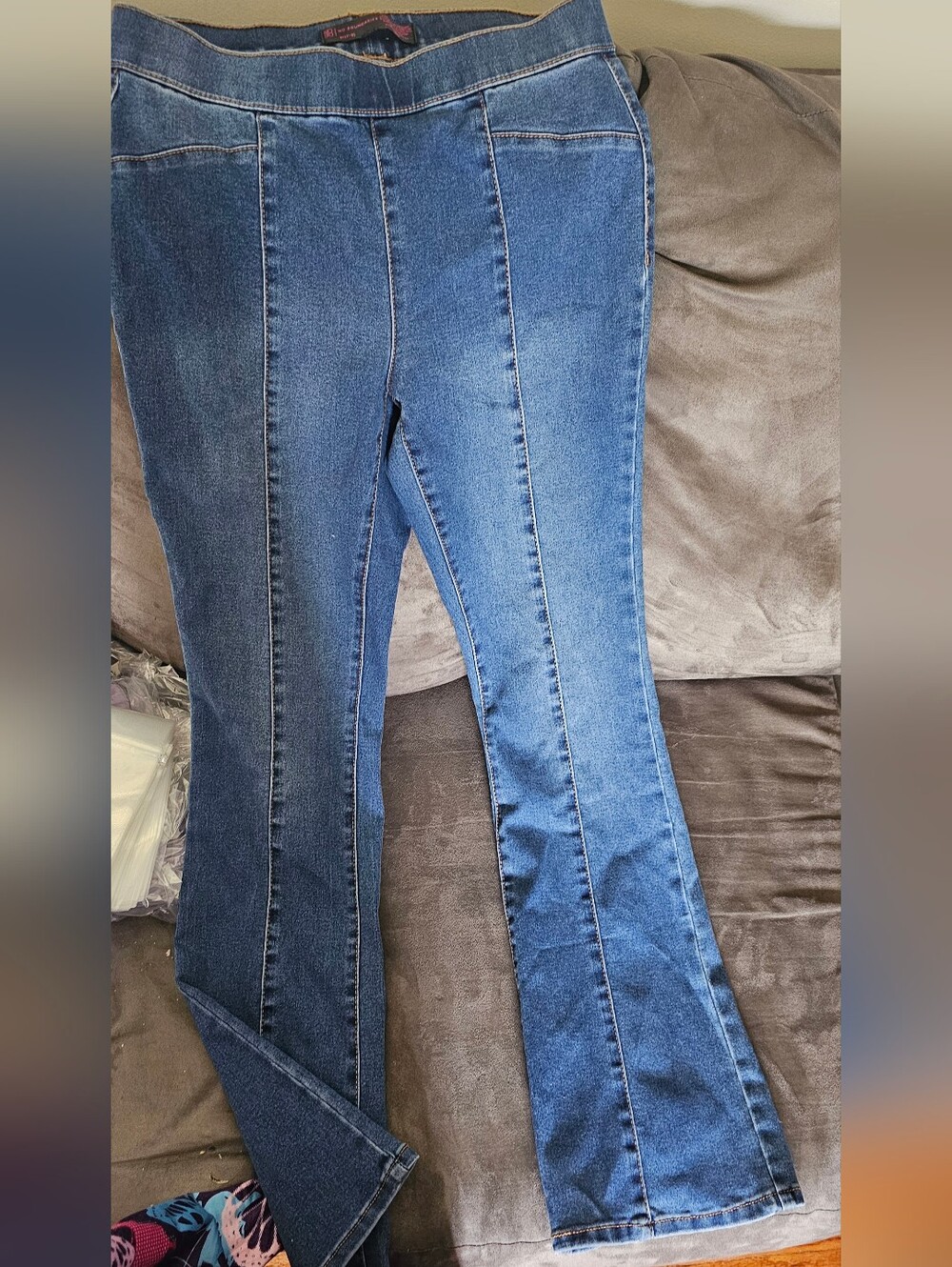 No Boundaries Blue Flare & Wide Leg Jeans